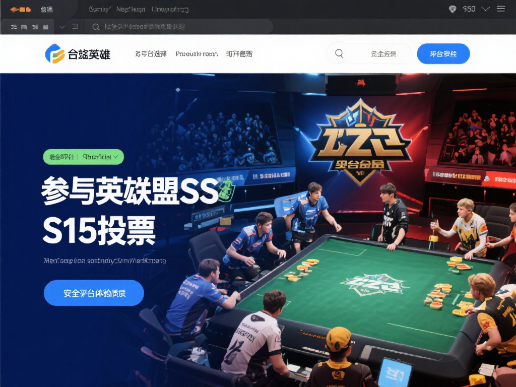 在参与英雄联盟S15投注时，平台的选择直接关系到资