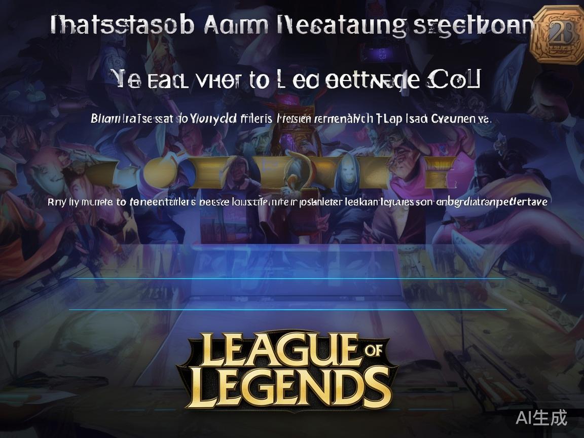 在竞技游戏的世界中，英雄联盟作为全球最受欢迎的电子