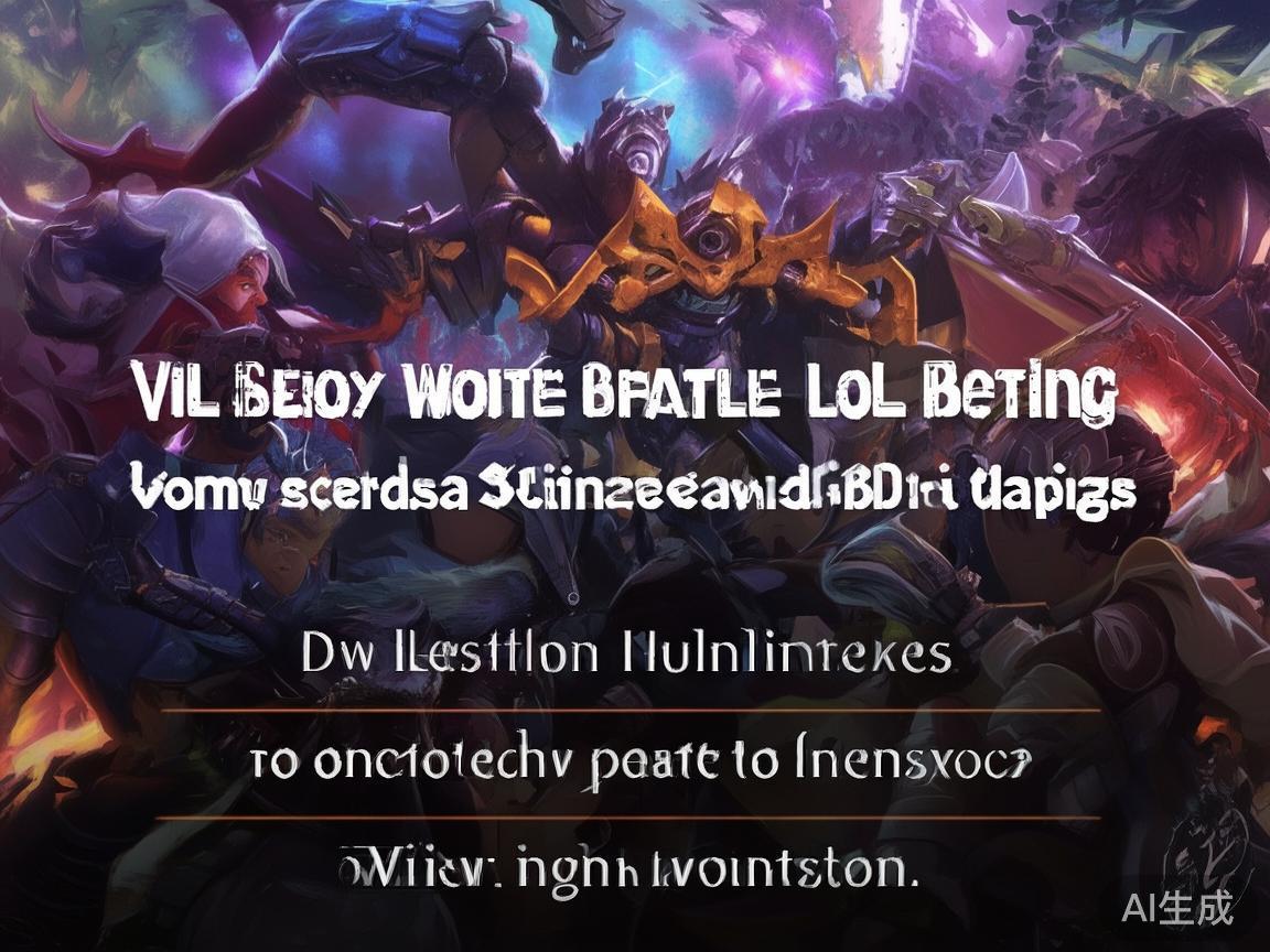 英雄联盟竞猜技巧大全:轻松赢取比赛奖励的必胜秘籍 在激烈的英雄联盟竞技中,胜负往往取决于玩家的策略和